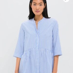Tuckernuck Blue and White Striped Button Down Shirt